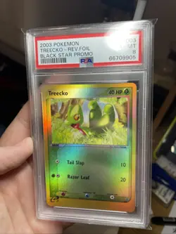 Pokemon Promo Treecko Black Star Promo PSA 78 REVERSE HOLO (7606) 003, Mint WOTC - Image 3