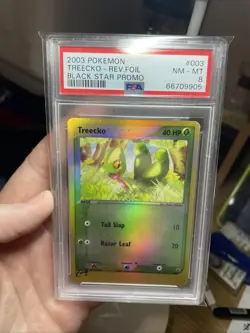 Pokemon Promo Treecko Black Star Promo PSA 78 REVERSE HOLO (7606) 003, Mint WOTC - Image 4