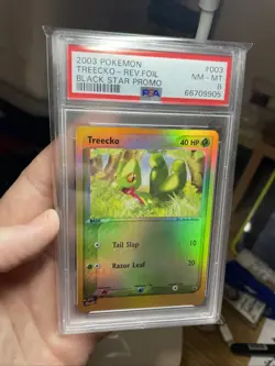 Pokemon Promo Treecko Black Star Promo PSA 78 REVERSE HOLO (7606) 003, Mint WOTC - Image 5