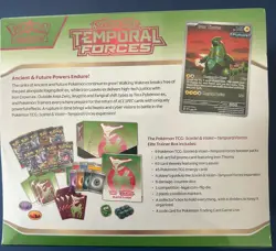 Pokemon TCG: Scarlet and Violet 5 Temporal Forces Elite Trainer Box: Iron Leaves - Image 2
