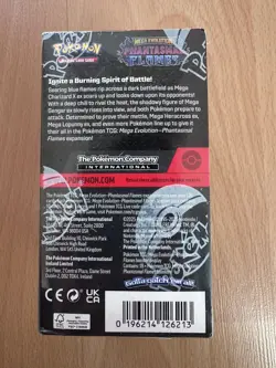 Pokemon TCG: Mega Evolution-Phantasmal Flames Booster Display (18 Booster Packs) - Image 3