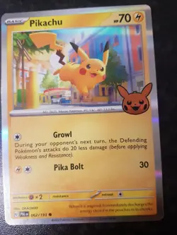 Pokemon TCG Pikachu Trick or Trade Booster Bundle 2023 062/193 Regular Common - Image 1