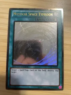 MYSTICAL SPACE TYPHOON GLD5-EN038 GHOST RARE NM YuGiOh - Image 2