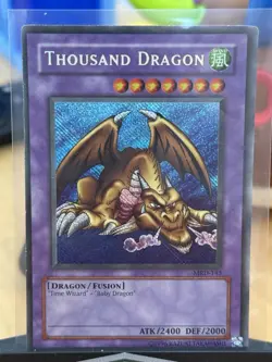 Thousand Dragon MRD-E143 Secret Rare Unlimited Newr Mint NM Yugioh - Image 1