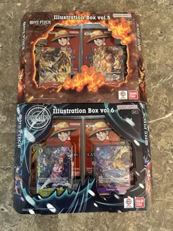 One Piece Illustration Boxes Vol 5 and Vol 6 Set Of 2 Sealed PRB-02 OP-13 - Image 1