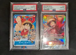 2023 One Piece Monkey D Luffy P-033 PSA 10 JAPANESE promo WEEKLY SHONEN JUMP - Image 1