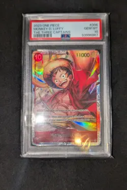 2023 One Piece Monkey D Luffy P-033 PSA 10 JAPANESE promo WEEKLY SHONEN JUMP - Image 4