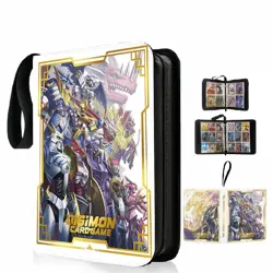 Card Book Holder Binder Album Collection Digimon CCG 400/900 Trading Card Case - Image 1
