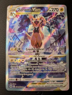 Zeraora VSTAR GG43/GG70 Crown Zenith Full Art Pokemon Card NM Condition - Image 1