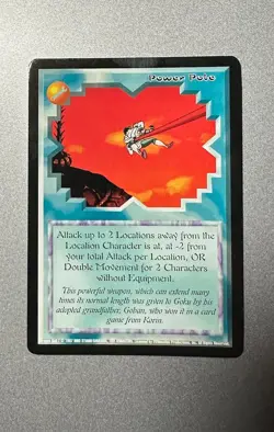 Dragon Ball Z Ani-Mayhem Power Pole Promo Card 1997 - Image 1