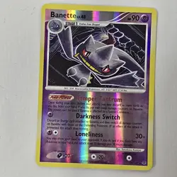 Banette Reverse Holo 19/127 Platinum Pokemon Card Trading TCG - Image 1