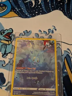 Pokemon TCG Manaphy Crown Zenith Galarian Gallery Card GG06/GG70 NM/M Condition - Image 2