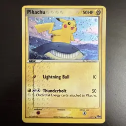 Pokemon TCG Pikachu POP Series 5 12/17 Inverted Back Error Promo Card LP - Image 1