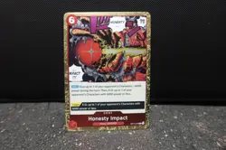 Honesty Impact Rare Event Card Red One Piece Foil OP11-018 NM - Image 1