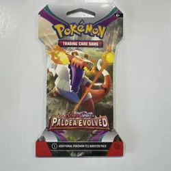 Set of 3 Scarlet & Violet Paldea Evolved Sleeve Booster Packs - 30 Cards Total - Image 3