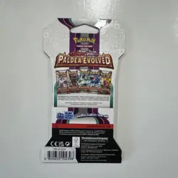 Set of 3 Scarlet & Violet Paldea Evolved Sleeve Booster Packs - 30 Cards Total - Image 5