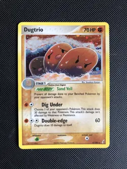 Dugtrio Holo - EX Crystal Guardians 5/100 - Rare Pokemon Card - EXC/LP - Image 1