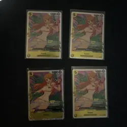 Nami OP08-106 SR4x Playset Two Legends One Piece Card Game English NM - Image 1