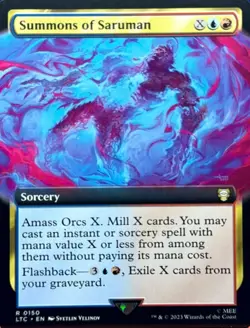 Magic the Gathering Tales of Middle-earth Commander Summons of Saruman - Image 1