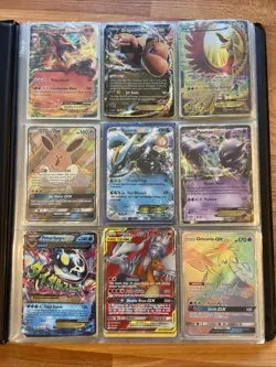 Pokemon cards with binder and tin - Image 1