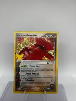 Pokemon TCG Team Magma's Groudon Holo Card 9/95 Celebrations Classic Collection - Image 1