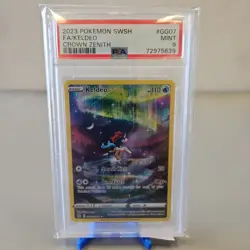 2023 Keldeo GG07 Crown Zenith Full Art PSA 9 Mint Pokemon Card - Image 1