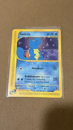 Pokemon Card - Squirtle Expedition 132/165 Common - NM - Image 1