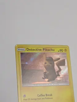 Pikachu - Detective Pikachu - SM190 - Holo Foil Rare - Pokemon Card - Image 5