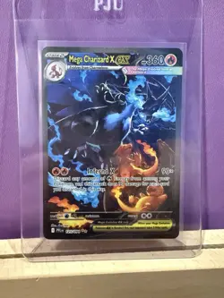 Pokemon Mega Charizard X ex 125/094 SIR Phantasmal Flames Pack Fresh Clean - NM - Image 1