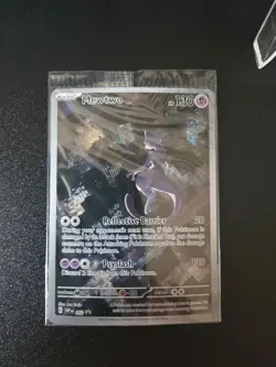 Pokemon Mewtwo TCG Scarlet & Violet 151 UPC Promo Holo Rare SVP052 Sealed - Image 1