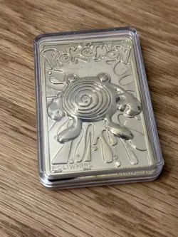Vintage 1999 Pokemon 23K Gold Plated Trading Card Poliwhirl With Card and COA - Image 3