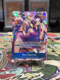 Boa Hancock (Parallel) Romance Dawn OP01-078 -NM-ENGLISH-ONE PIECE TCG - Image 1