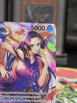 Boa Hancock (Parallel) Romance Dawn OP01-078 -NM-ENGLISH-ONE PIECE TCG - Image 3