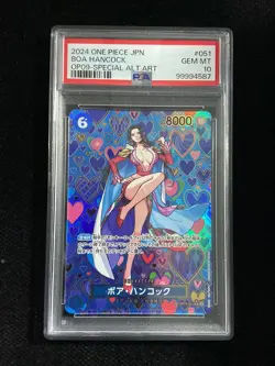 2024 One Piece Japanese #OP09-051 Boa Hancock Special Alternate Art PSA 10 NB25 - Image 1