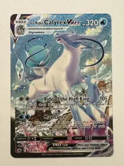 Pokemon TCG - Ice Rider Calyrex VMAX - Chilling Reign 203/198 Alternate Art - Image 1