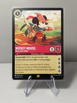 Carte LORCANA FR - Chapitre 1 115/204 Mickey Mouse - Legendaire non Foil Neuf - Image 1
