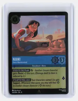 Nani Disney Lorcana Reign of Jafar #165/204 Rare Cold Foil - Image 1