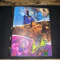 Lorcana Villians Disney Card Folder Binder - Image 1