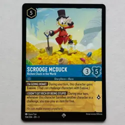Scrooge Mcduck 154/204 Disney Lorcana Into The Inklands Regular Super Rare NM - Image 1