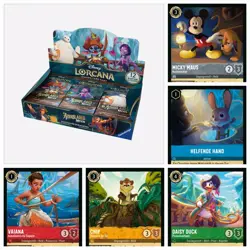 Disney Lorcana Azurblaues Meer Einzelkarten NO FOIL Sleeved NM DE Monatsupdates - Image 1