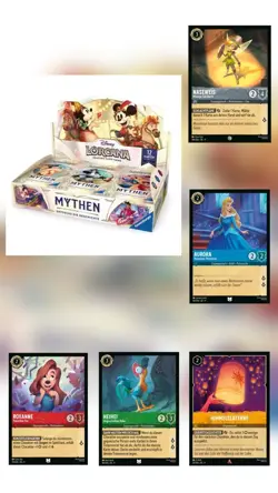 Disney Lorcana Mythen 2025 Einzelkarten NO FOIL Sleeved NM DE + Updates - Image 1