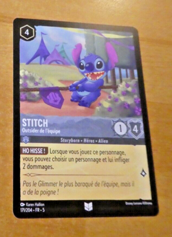 LORCANA TRADING CARD GAME DISNEY CHAPITRE 5 CARTE STITCH 171/204 FR JCC MINT - Image 1
