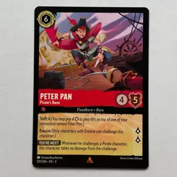 Peter Pan 120/204 Disney Lorcana Into The Inklands Regular Rare Card NM - Image 1