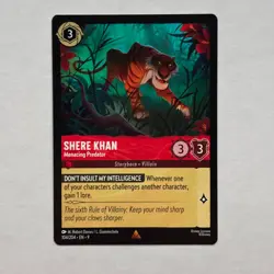 Shere Khan 104/204 Disney Lorcana Fabled Regular Rare Card NM - Image 1