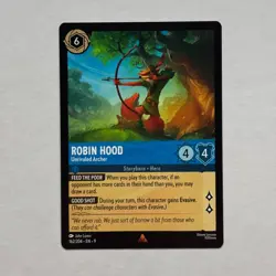 Robin Hood 162/204 Disney Lorcana Fabled Regular Rare Card NM - Image 1