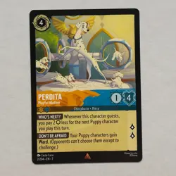 Perdita 2/204 Disney Lorcana Archazia's Island Regular Rare Card NM - Image 1