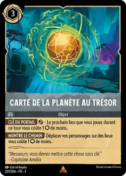 Lorcana - Carte de la Planete au Tresor - MINT/NMINT - FR - FOIL - Image 1