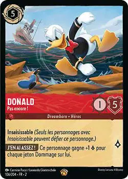 Lorcana - Donald - Pas encore ! - MINT/NMINT - FR - FOIL - Image 1