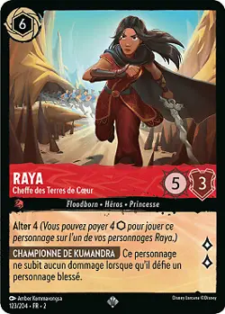 Lorcana - Raya - Cheffe des Terres de Coeur - MINT/NMINT - FR - FOIL - Image 1