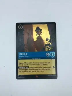 Disney Lorcana Shimmering Skies Chicha Dedicated Mother Cold Foil 146/204 - Image 1